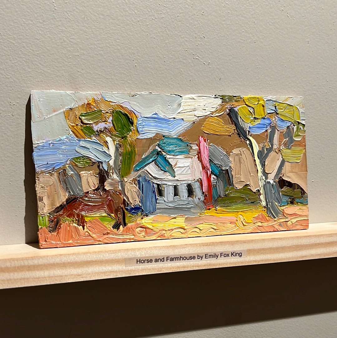 Horse and Farmhouse by Emily Fox King