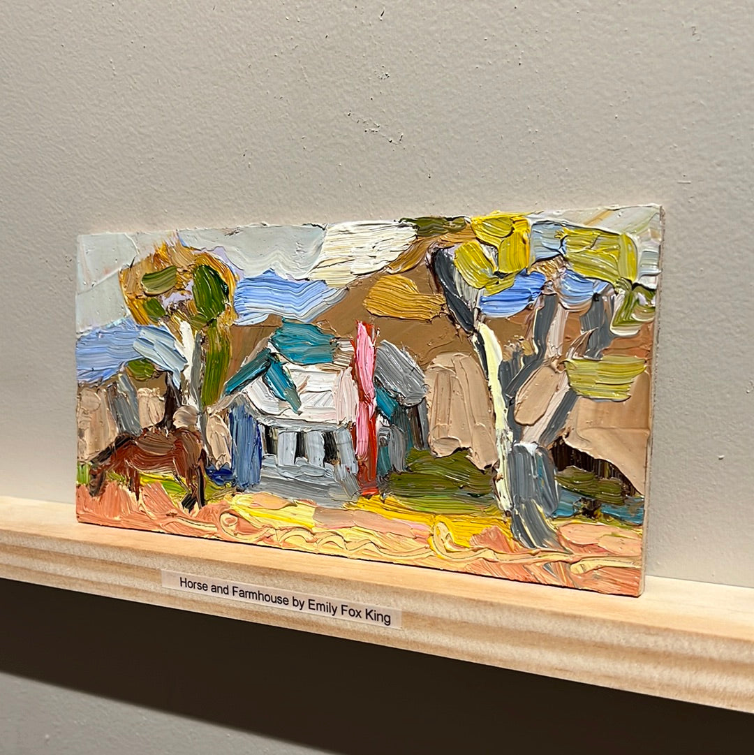 Horse and Farmhouse by Emily Fox King