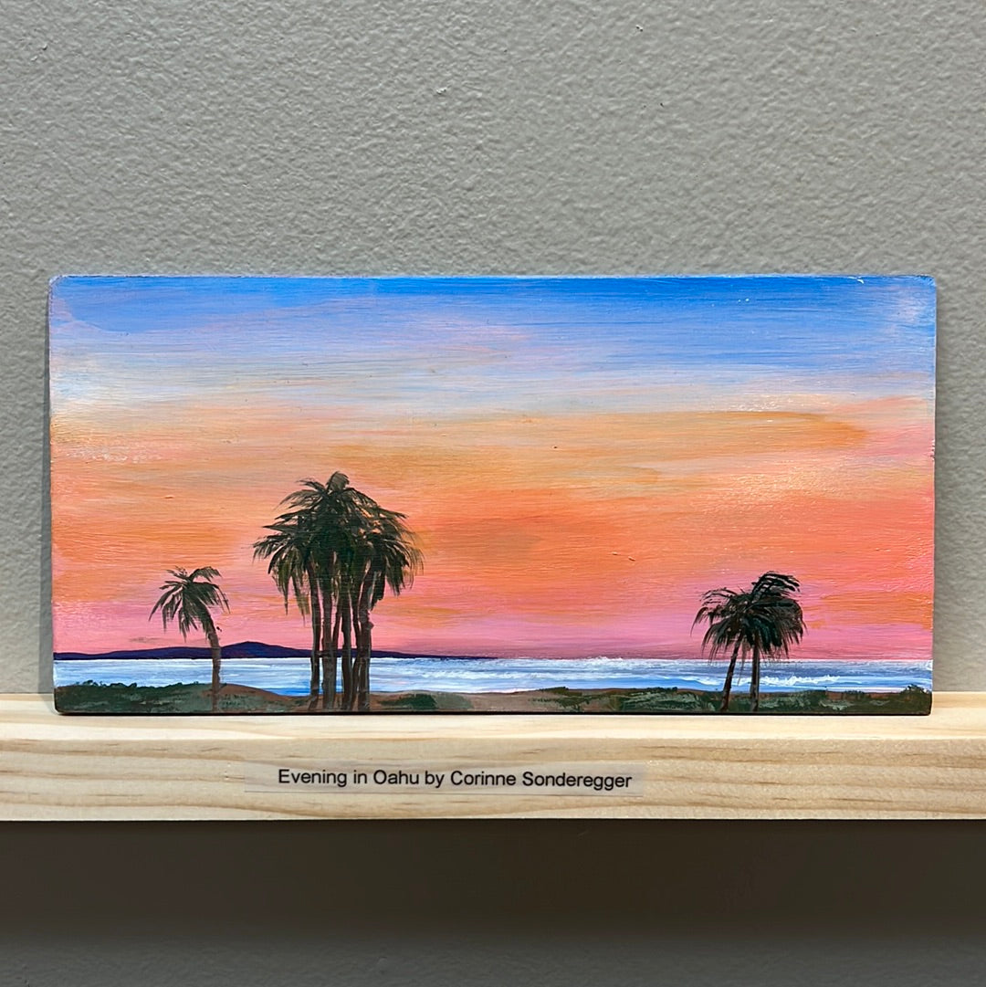 Evening in Oahu by Corinne Sonderegger