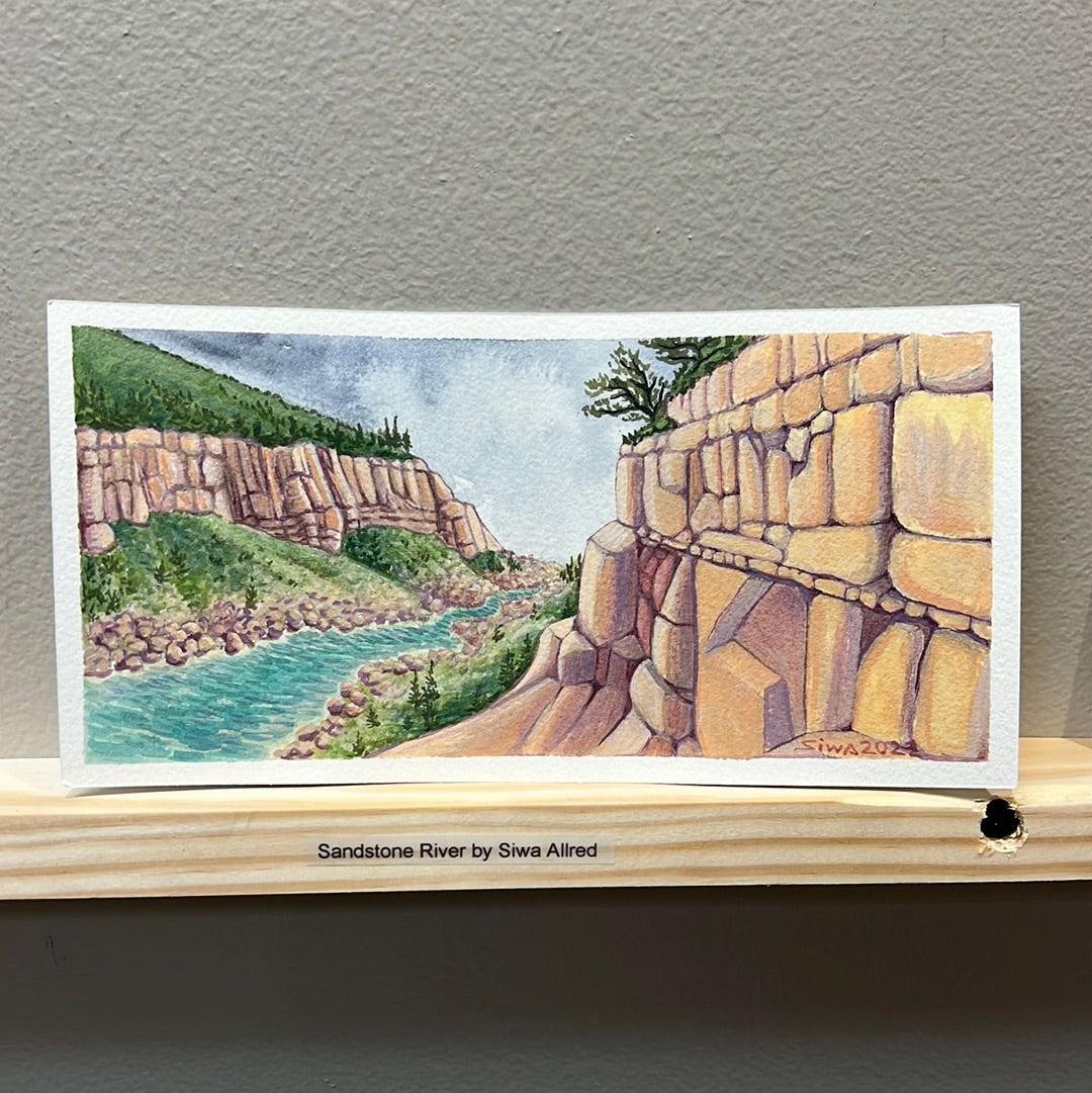 Sandstone River by Siwa Allred