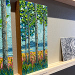 Load image into Gallery viewer, Aspens in the Spring II by Sydney Lund
